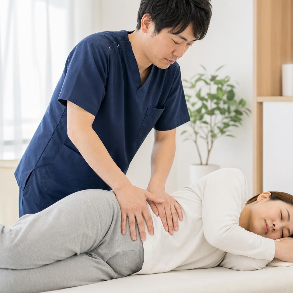 産後ケアの筋膜施術