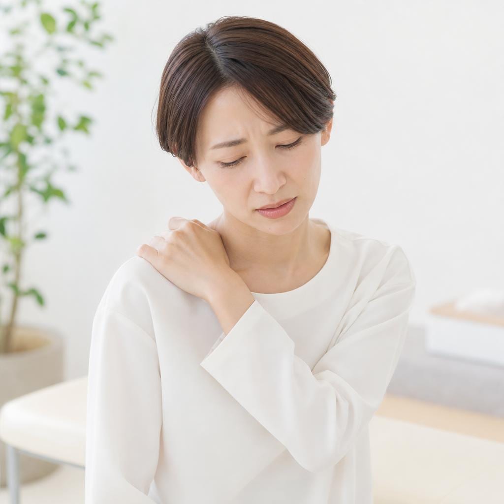 慢性的な肩こりイメージ