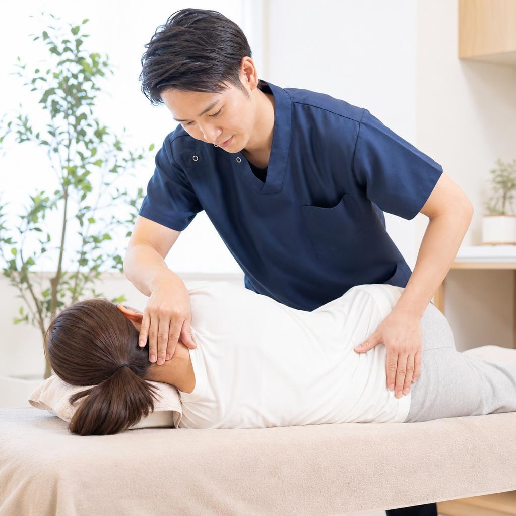 頚部・腰部の筋膜調整施術